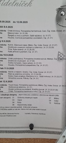 jídelníček září 08.09-12.09.